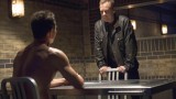 Jack Bauer (Kiefer Sutherland) questions Steve Navarro (Benjamin Bratt) in 24: Live Another Day Episode 10