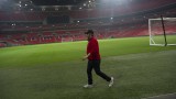 24: Live Another Day Director Jon Cassar walks around Wembley Stadium