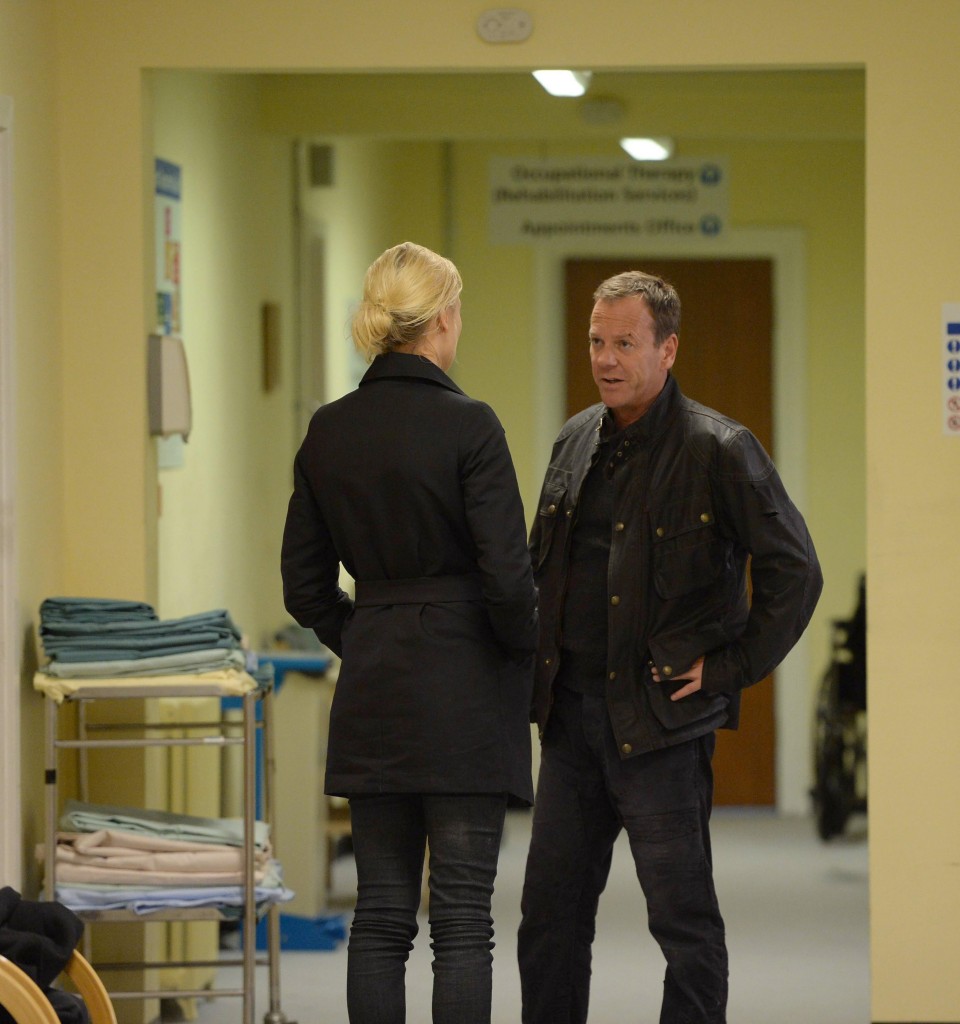 Jack Bauer and Kate Morgan protect Simone in 24: Live Another Day Episode 7