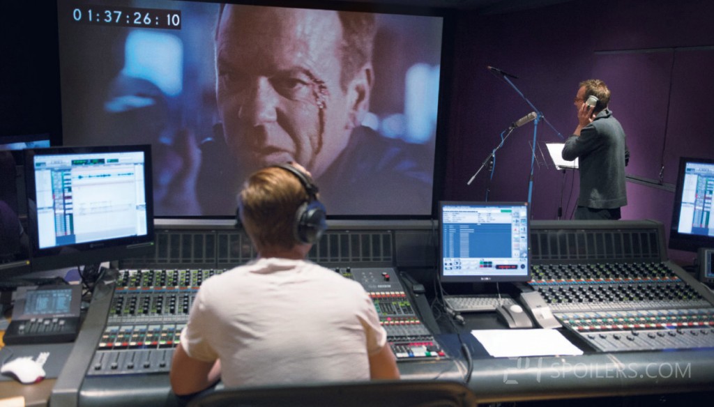 Kiefer Sutherland does ADR for 24: Live Another Day