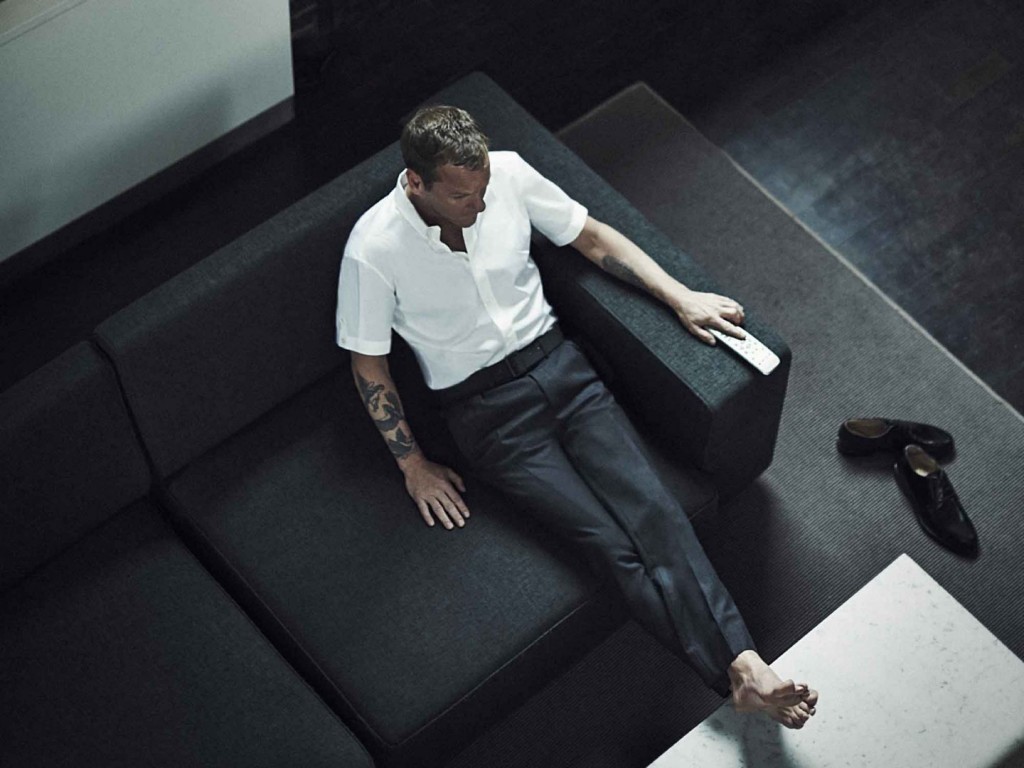 Kiefer Sutherland Esquire July 2014 Photo shoot