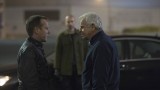 Jack Bauer (Kiefer Sutherland) asks Belcheck (Branko Tomovic) to escort President Heller (William Devane) in 24: Live Another Day Episode 9