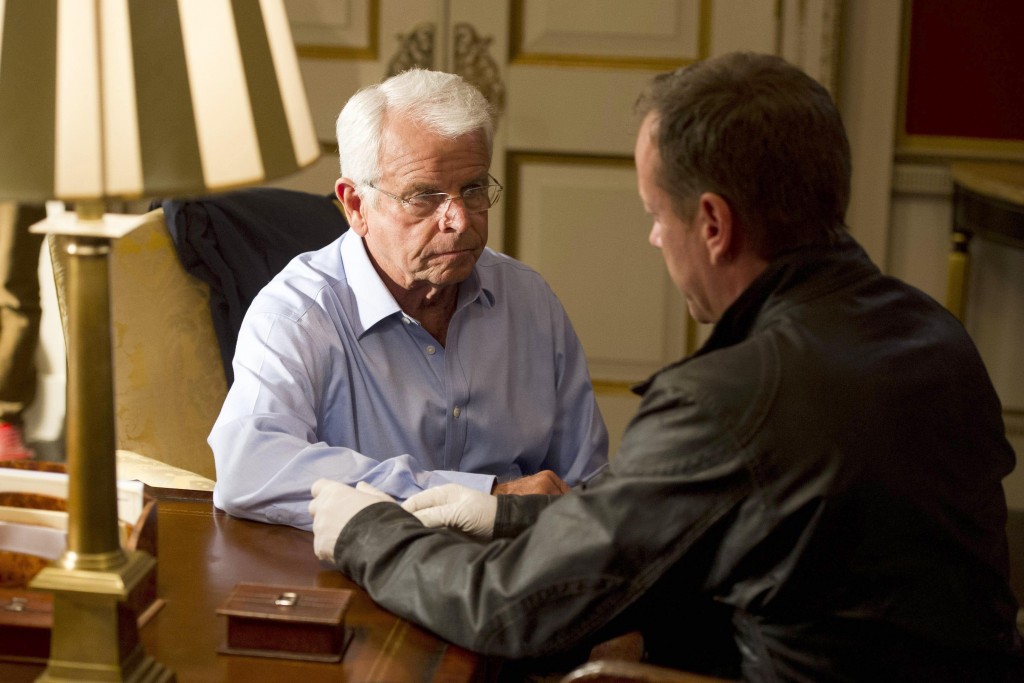 President Heller (William Devane) puts his trust in Jack Bauer in 24: Live Another Day Episode 8