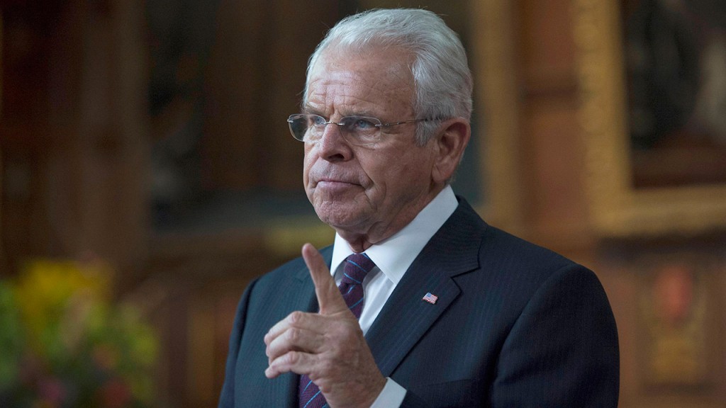 William Devane as President James Heller in 24: Live Another Day Episode 3