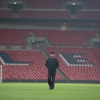 William Devane as President James Heller at Wembley Stadium in 24: Live Another Day