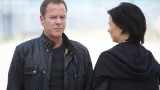Jack Bauer (Kiefer Sutherland) trades his freedom for Chloe O'Brian (Mary Lynn Rajskub) in 24: Live Another Day Finale