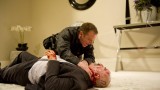 Jack Bauer (Kiefer Sutherland) tries to keep Stolnavich (Stanley Townsend) alive in 24: Live Another Day Episode 11