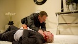 Jack Bauer (Kiefer Sutherland) tries to keep Stolnavich (Stanley Townsend) alive in 24: Live Another Day Episode 11