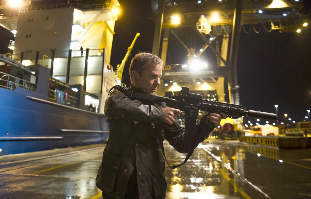 Jack Bauer (Kiefer Sutherland) hunts down Cheng in 24: Live Another Day Finale