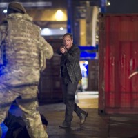 Jack Bauer (Kiefer Sutherland) with gun in 24: Live Another Day Finale