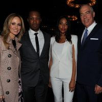 Corey Hawkins with Dana Walden and Gary Newman at at FOX 2016 Upfronts Party