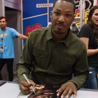 Corey Hawkins signing autographs at 24: Legacy San Diego Comic-Con 2016 Fan Signing