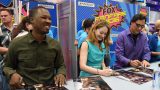 24: Legacy San Diego Comic-Con 2016 Fan Signing Corey Hawkins, Miranda Otto, Jimmy Smits smiling