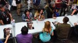 24: Legacy cast members signing autographs at 24: Legacy San Diego Comic-Con 2016 Fan Signing