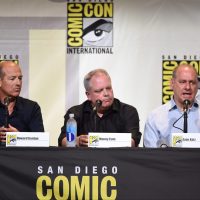 Howard Gordon and showrunners Manny Coto, Evan Katz at 24: Legacy San Diego Comic-Con 2016 Panel