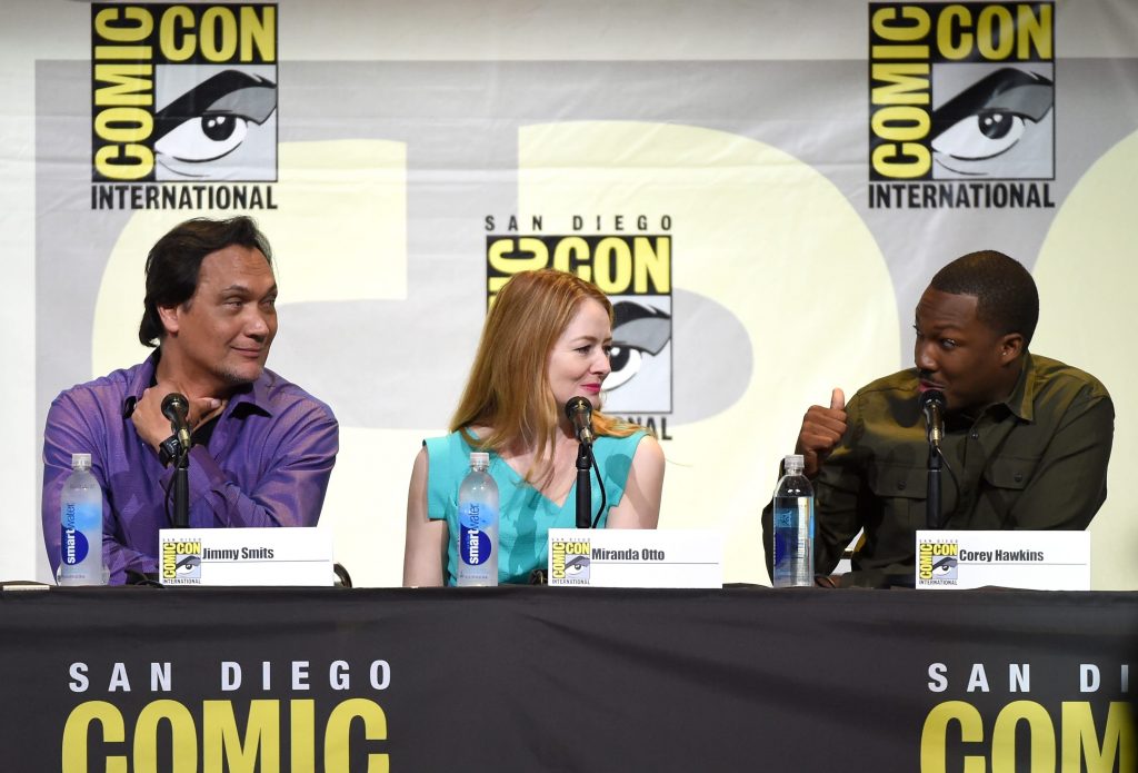 24: Legacy cast members Jimmy Smits, Miranda Otto, and Corey Hawkins at 24: Legacy San Diego Comic-Con 2016 Panel