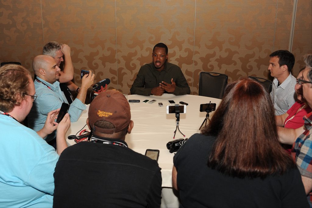 Corey Hawkins, star of 24: Legacy interviewed at San-Diego Comic-Con 2016