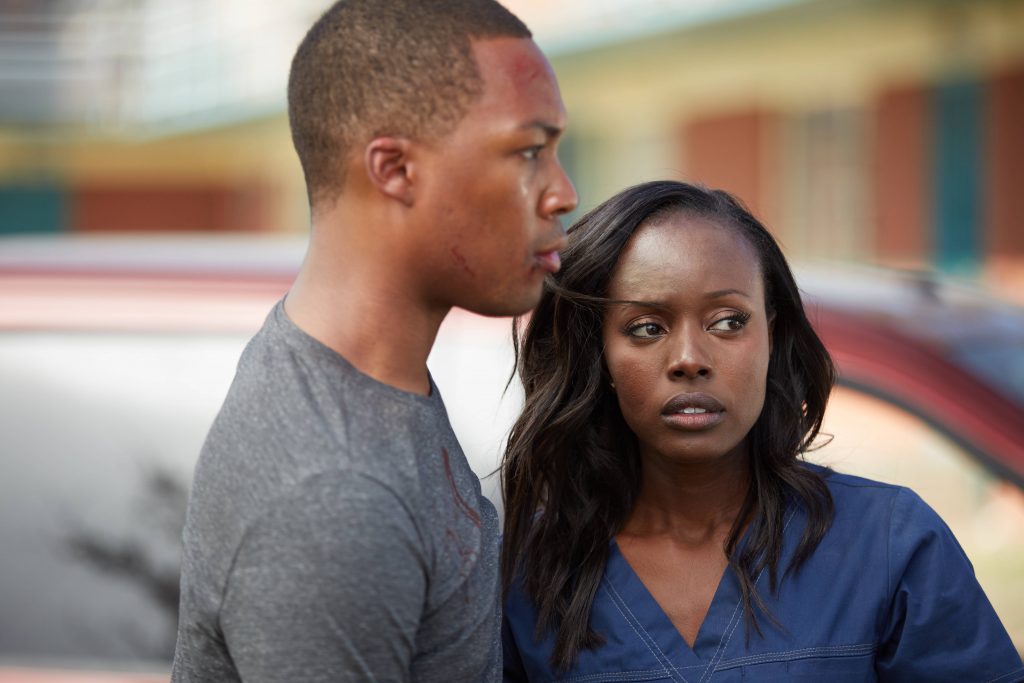 Corey Hawkins and Anna Diop in 24: Legacy Pilot
