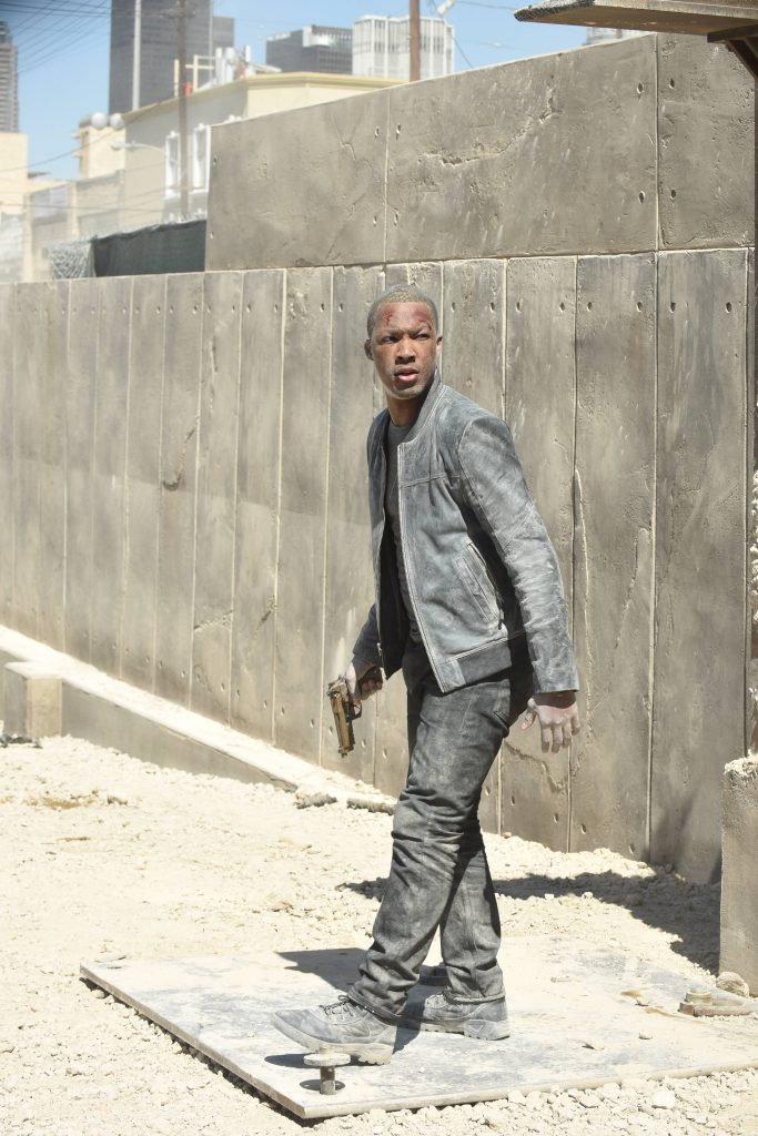 Corey Hawkins as Eric Carter in 24: Legacy Pilot Construction Scene Fight