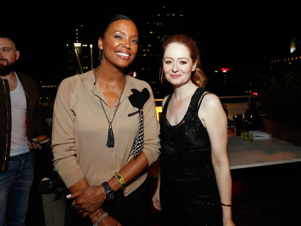 Aisha Tyler and Miranda Otto at 24: Legacy Tastemaker Screening Reception in Los Angeles