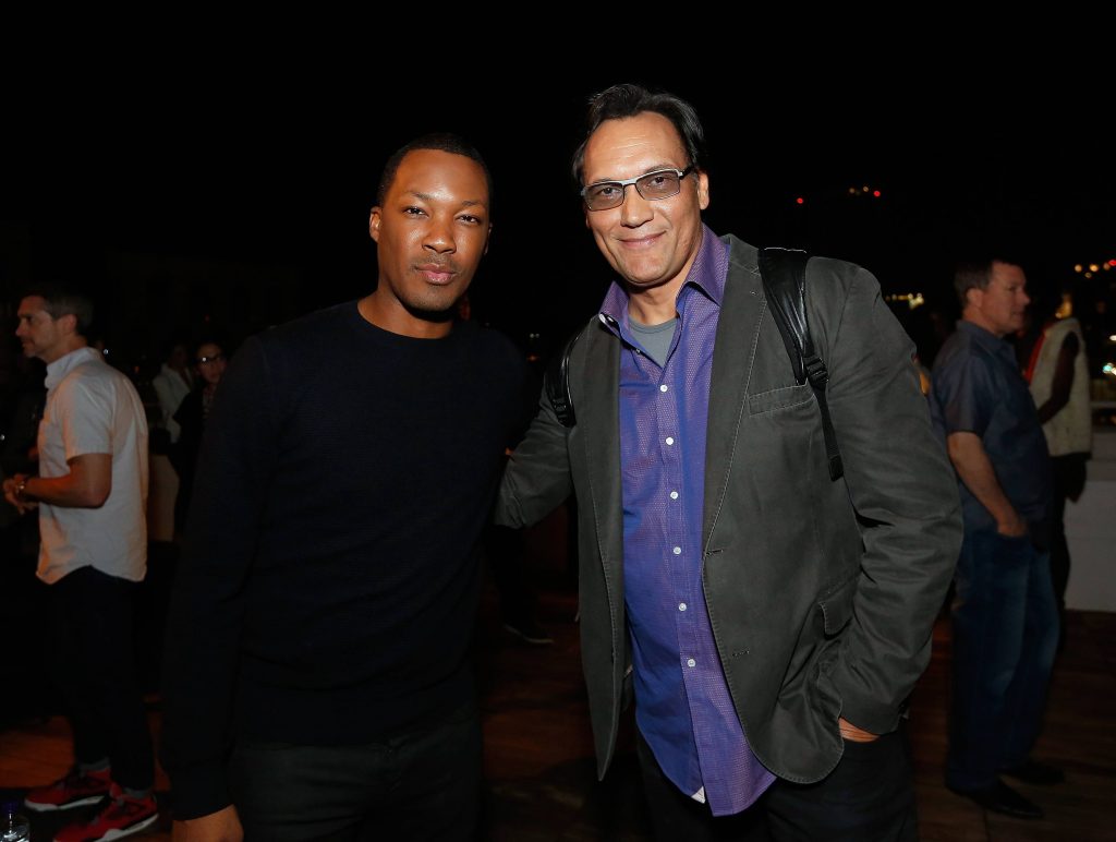 Corey Hawkins and Jimmy Smits at 24: Legacy Tastemaker Screening Reception in Los Angeles