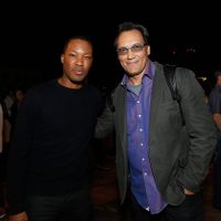 Corey Hawkins and Jimmy Smits at 24: Legacy Tastemaker Screening Reception in Los Angeles