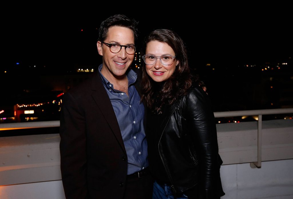 Dan Bucatinsky and Katie Lowes at 24: Legacy Tastemaker Screening Reception in Los Angeles