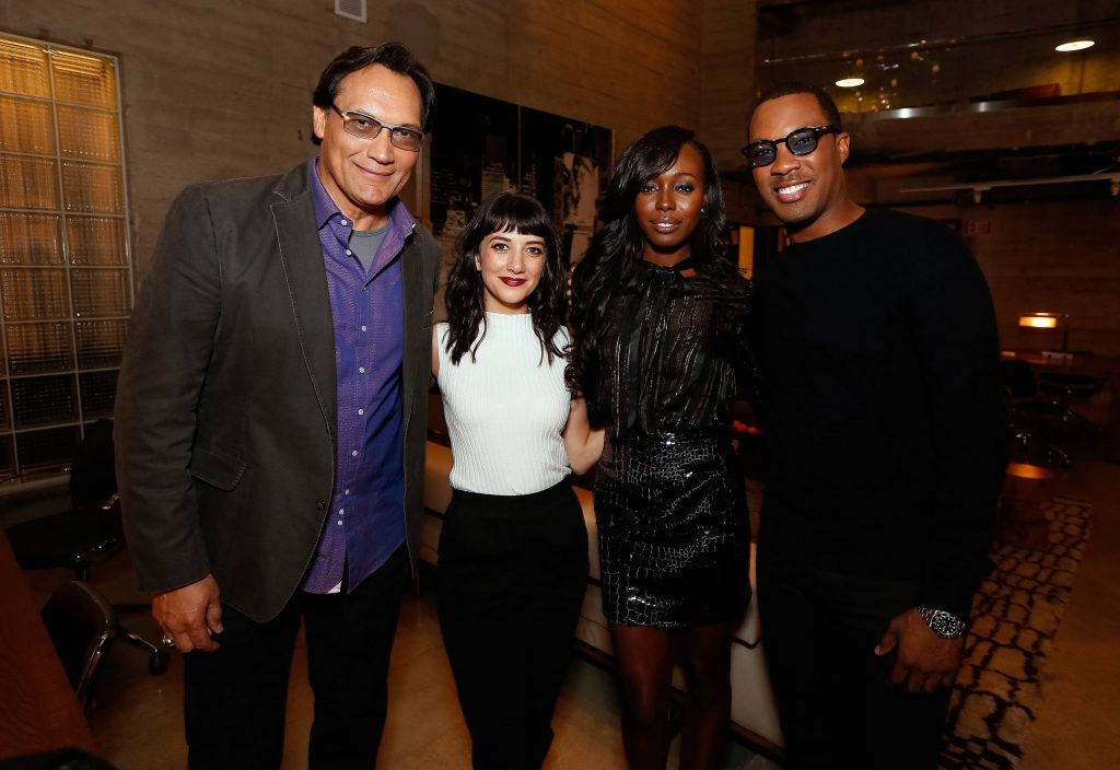 Jimmy Smits, Sheila Vand, Anna Diop, Corey Hawkins Jimmy Smits, Anna Diop, Corey Hawkins at 24: Legacy Tastemaker Screening Reception in Los Angeles