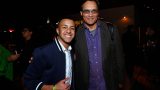 Miguelito and Jimmy Smits at 24: Legacy Tastemaker Screening Reception in Los Angeles