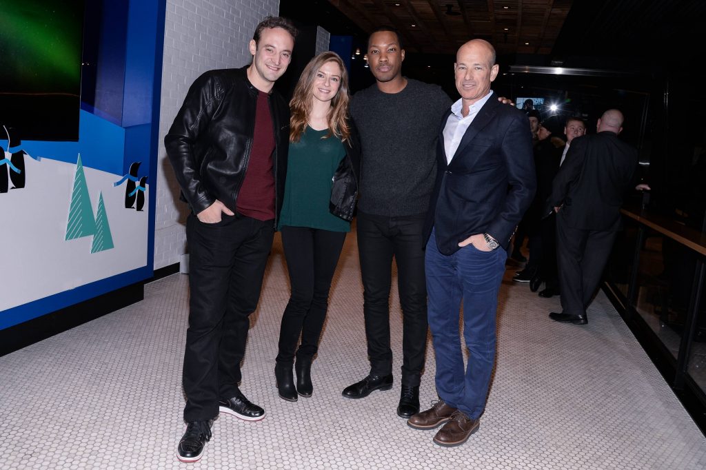 Charlie Hofheimer, Shannon Lucio, Corey Hawkins and Howard Gordon at FOX & Samsung "24: Legacy" Screening and Panel Discussion