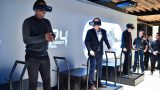 Corey Hawkins and Howard Gordon try Samsung VR at FOX & Samsung "24: Legacy" Screening and Panel Discussion