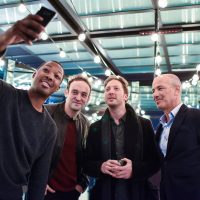 Corey Hawkins selfie with Charlie Hofheimer, Howard Gordon at FOX & Samsung "24: Legacy" Screening and Panel Discussion