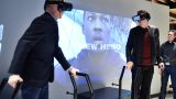 Howard Gordon and Charlie Hofheimer use Virtual Reality at FOX & Samsung "24: Legacy" Screening and Panel Discussion