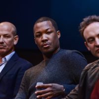 Howard Gordon, Corey Hawkins, Charlie Hofheimer at FOX & Samsung "24: Legacy" Screening and Panel Discussion