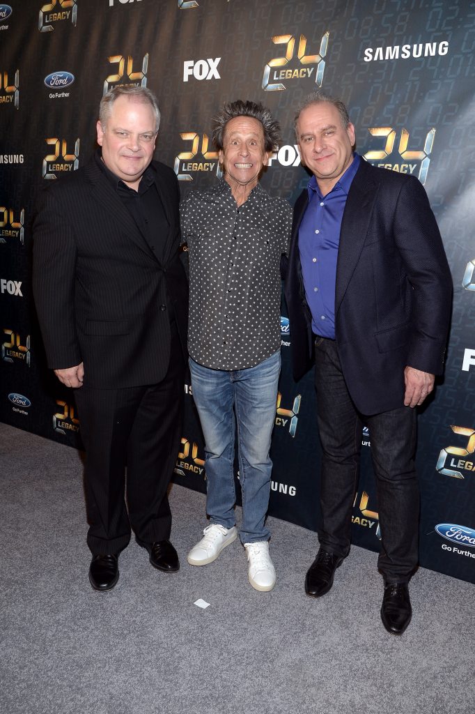 Manny Coto, Brian Grazer, Evan Katz at 24: Legacy Premiere Screening in New York City