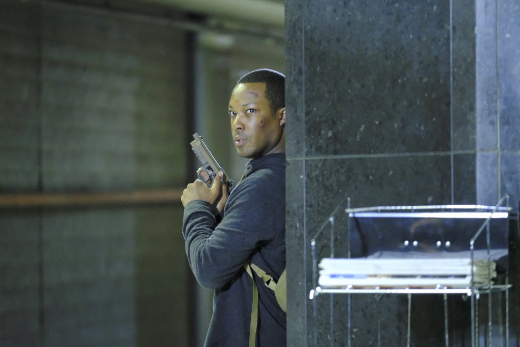 Eric Carter shootout in 24: Legacy Episode 3