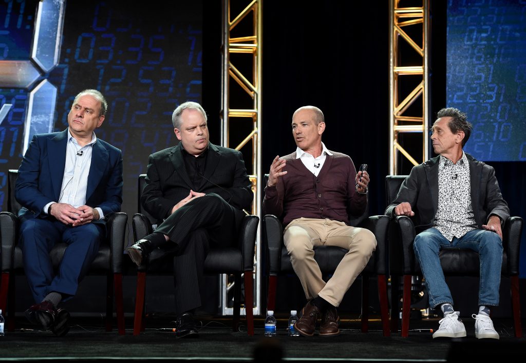 Creators/Executive Producers Evan Katz and Manny Coto and Executive Producers Howard Gordon and Brian Grazer at 24: Legacy Panel FOX TCA