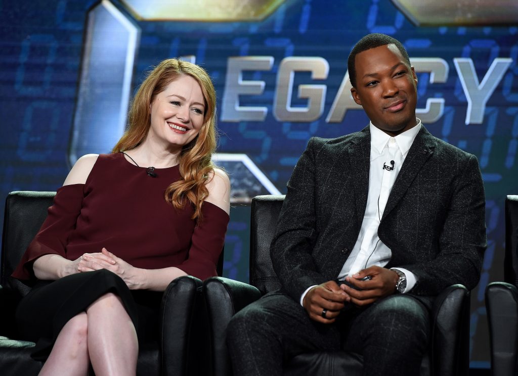 Miranda Otto and Corey Hawkins at 24: Legacy Panel during FOX Winter TCA 2017