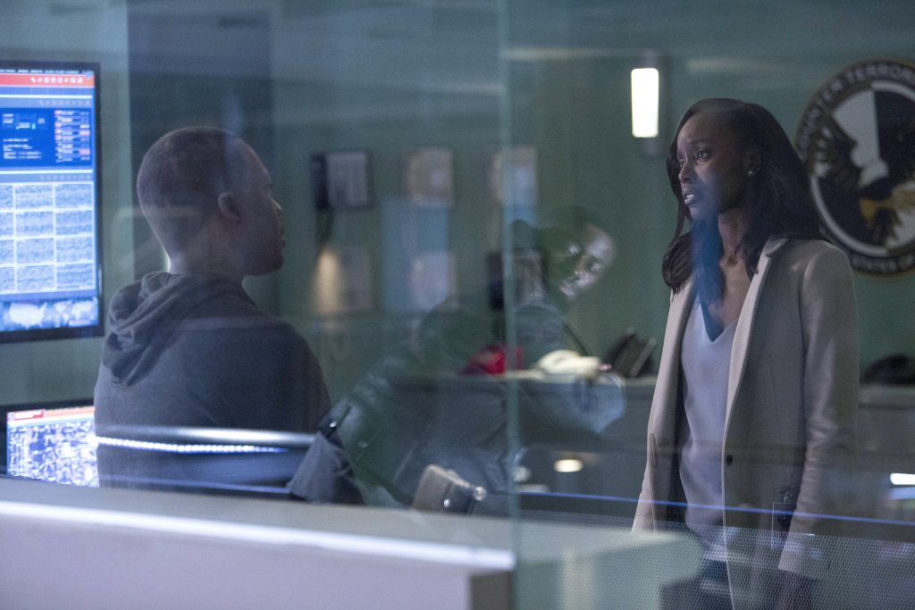 Anna Diop as Nicole Carter inside CTU, 24: Legacy Episode 10