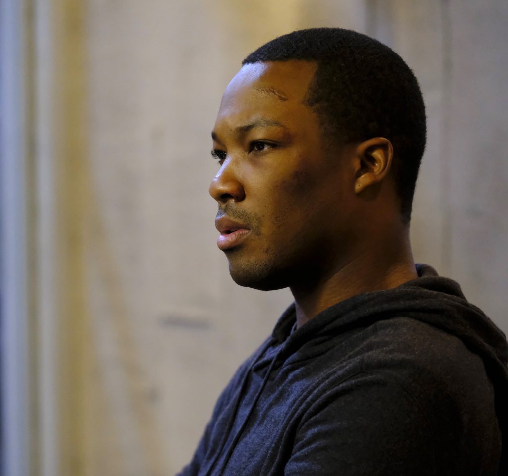 Corey Hawkins as Eric Carter in 24: Legacy Episode 6