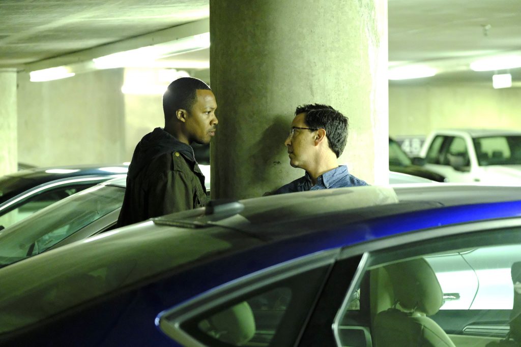 Corey Hawkins and Dan Bucatinsky in 24: Legacy Episode 7