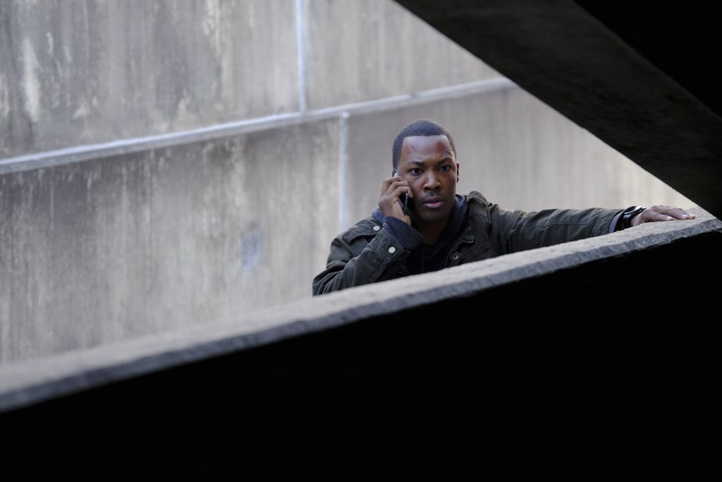 Corey Hawkins as Eric Carter in 24: Legacy Episode 7