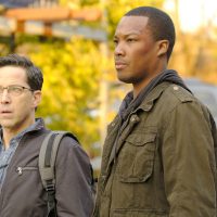 Dan Bucatinsky and Corey Hawkins in 24: Legacy Episode 7