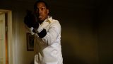 Corey Hawkins as Eric Carter with gun in 24: Legacy Episode 11