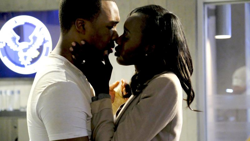 Eric and Nicole Carter kiss in CTU - 24: Legacy Season Finale